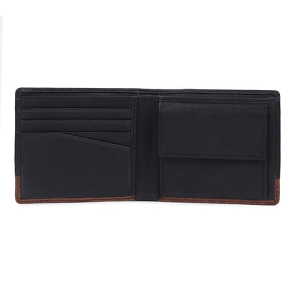 WRIZA Men's Genuine Leather Wallet, Pen & Keychain Gift Set | Premium Croc Texture Combo Box for Birthday, Anniversary & Corporate Gifting
