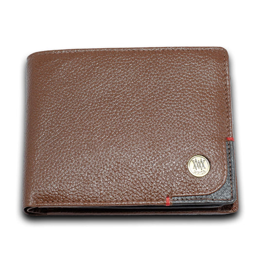 Wriza Men's Genuine Leather Wallet|Handcrafted Bifold with Coin Pocket, Multiple Card Slots & Durable Finish|Slim Premium Wallet for Men