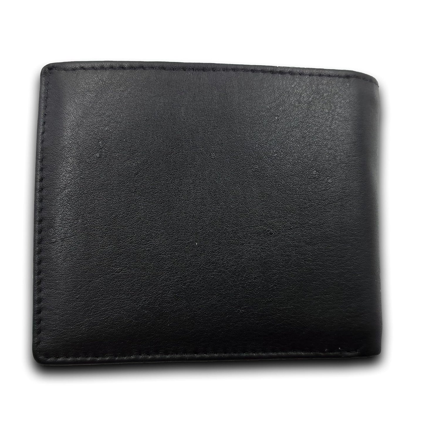 WRIZA Men's Genuine Leather RFID Blocking Bifold Wallet with Coin Pocket