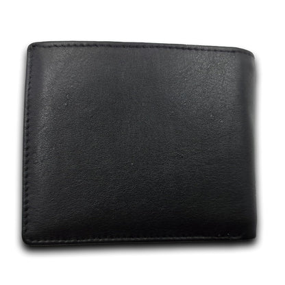 WRIZA Men's Genuine Leather RFID Blocking Bifold Wallet with Coin Pocket